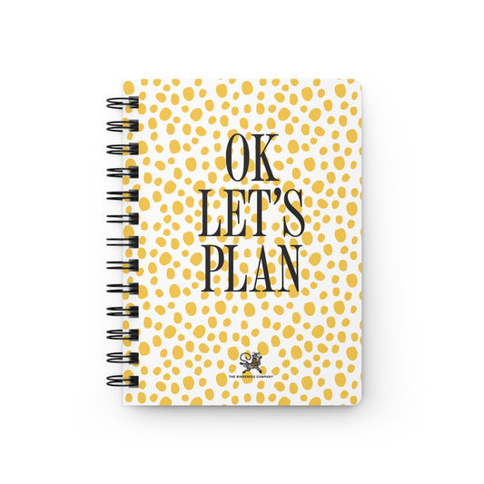 Binderess Let's Plan Spiral Bound Journal