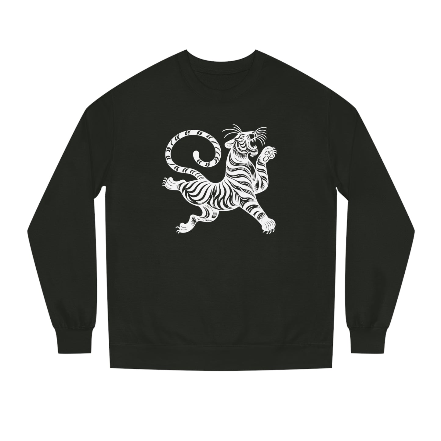 Binderess Black Crewneck Tigress Sweatshirt