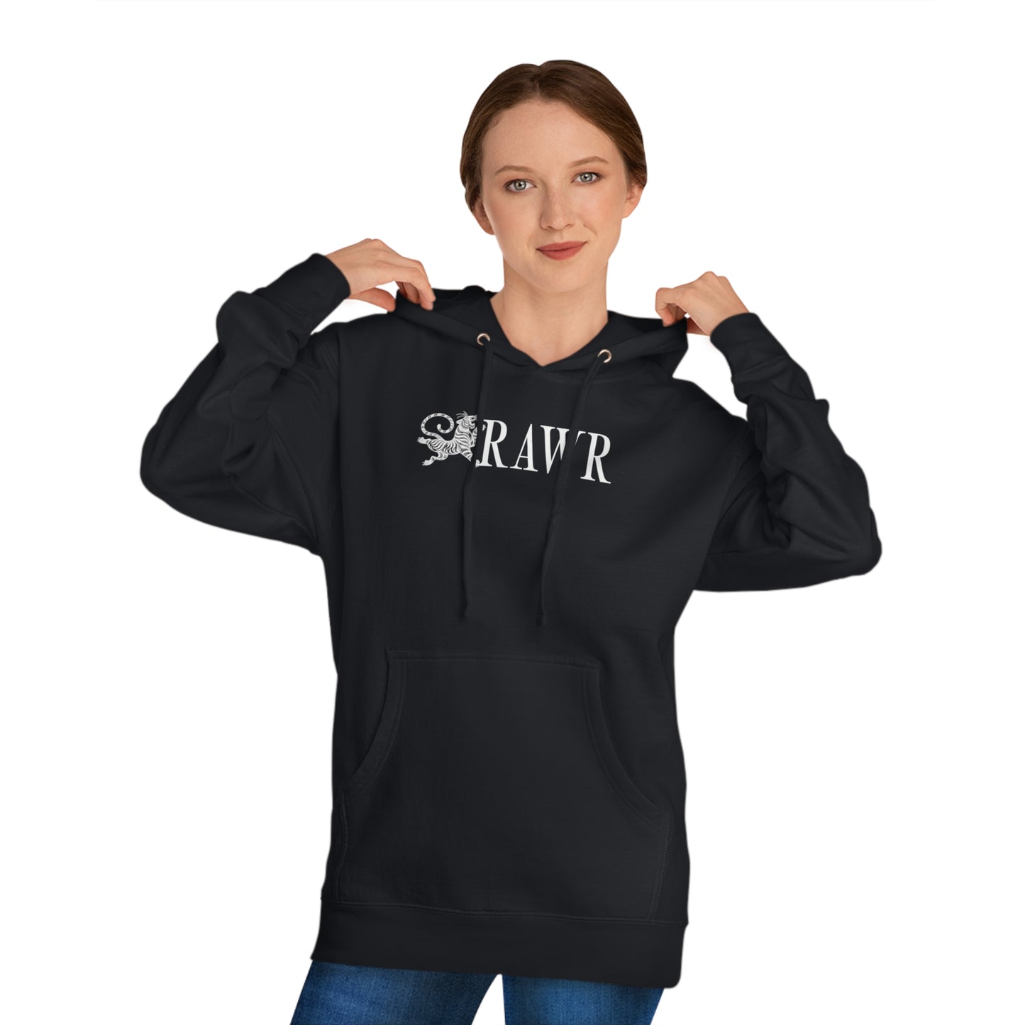 Binderess Black Hooded RAWR Sweatshirt