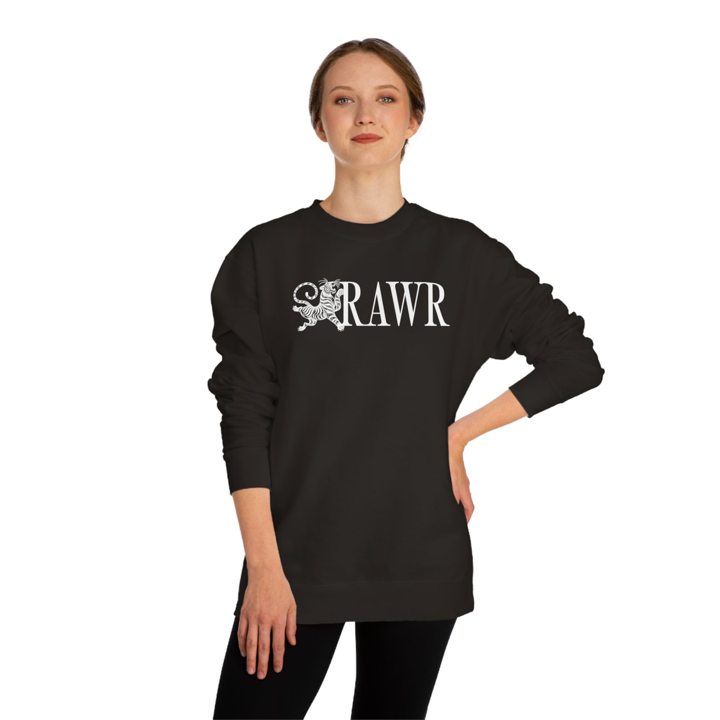 Binderess Black Crewneck RAWR Sweatshirt